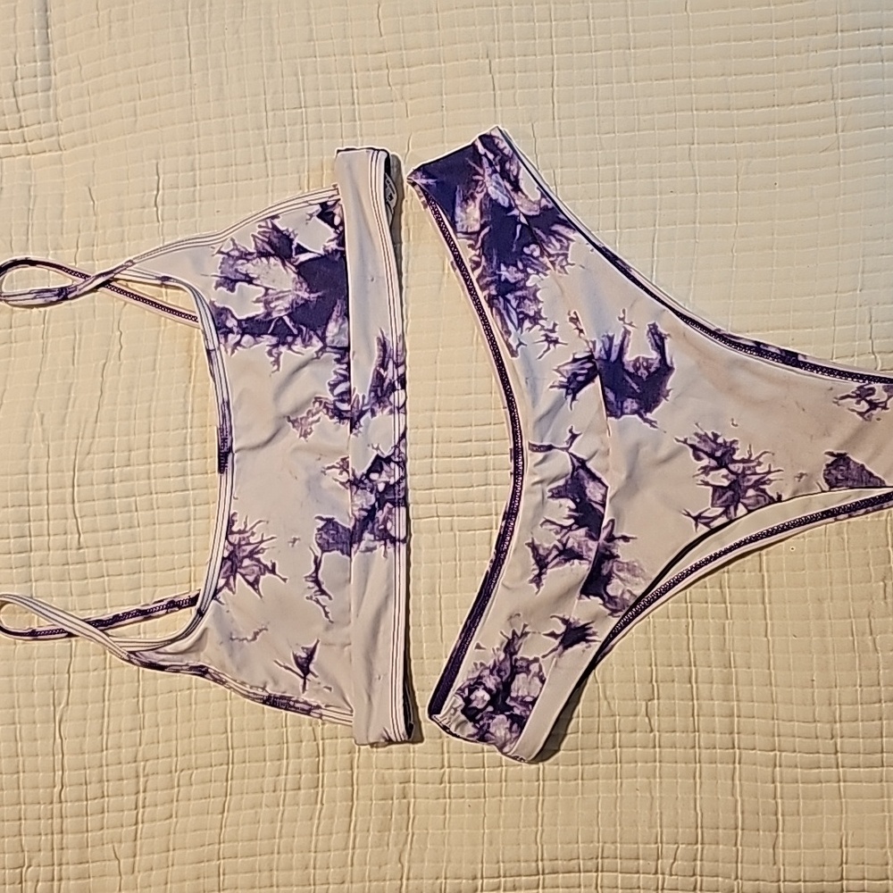 SheIn Women's TieDye Bikini Set